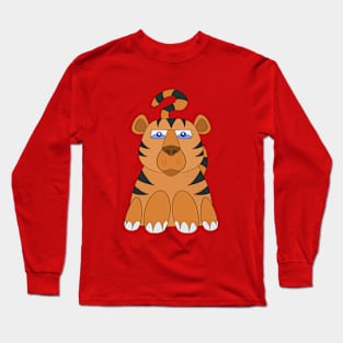 A nice and curious tiger Long Sleeve T-Shirt